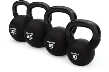 ATLETICA Kettlebell Set | Function & Muscle |10kg 18kg 26kg 32kg | hochwertiger Look & Feel