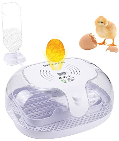 BREUAILY 16 Eier Inkubator Brutautomat Vollautomatisch mit Automatischen Ei Drehen Automatische Wasser HinzufüGen LED Ei Light Geflügel Hatcher Brutmaschine für HüHn Enten Taube Wachtel