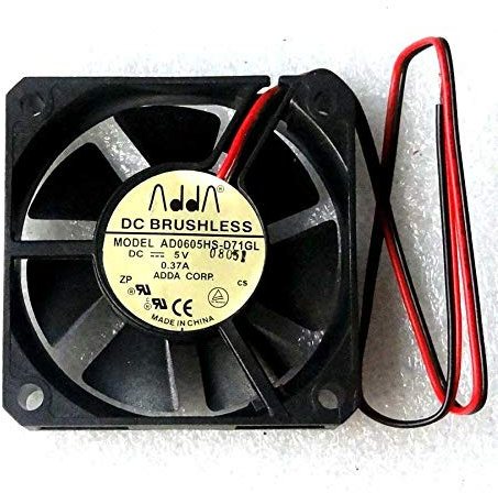 Cooler Fan for ADDA 60mm x 15mm Fan 5V DC 0.37A Bare Leads 12 Wires 60x15mm AD0605HS-D71GL