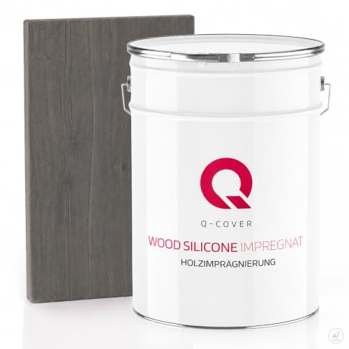 Q-COVER HOLZIMPRÄGNIERUNG Anthrazit 7016 10L - Silicon Holzschutz