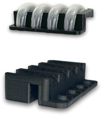 Generisch Halterung für Dosierpumpe Luftpumpe CO2 Schlauch Dosierschlauch Dosieranlage Aquarium 4-Fach (Glas/Rahmenstärke: 12mm)