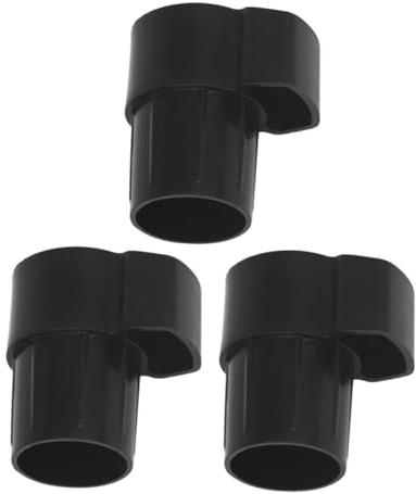 TOGEVAL 3 Stück Altsaxophon Stecker aus Abs mit Gebogenem Hals Verbessert Klangqualität und Schützt Tasten Zubehör für Altsaxophon Spieler
