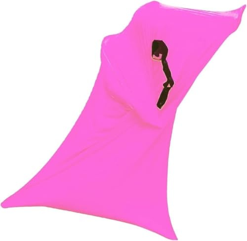 Sensorische, Dehnbare Ganzkörpersocke For Personen Mit Autismus Und Angstzuständen – Körperdecke Zur Tiefendrucksimulation – Ganzkörperwickel – Druckknopfverschluss(Rosa,M)