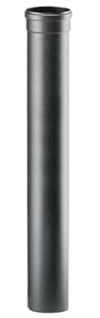 ALLINOX Kit Tubi Canna Fumaria 100 mm Per Stufa a Pellet o Legna In Acciaio Nero Antigraffio Impianto Uscita Fumi Componenti Da Interno MADE IN ITALY (TUBO 100 CM)
