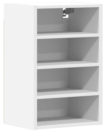 vidaXL Armario Colgante Cocina Riga contrachapada Blanco