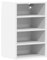 vidaXL Armario Colgante Cocina Riga contrachapada Blanco