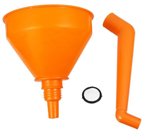 Alipis Imbuto Plastica Spesso Per Olio Motore e Benzina Imbuto Pratico Per Rifornimento Olio Auto e Moto Grande Beccuccio Anti-perdite Per Cambio e Riempimento Liquidi