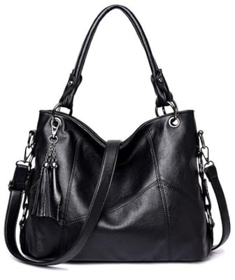 NICOLE & DORIS Große Handtasche Damen Shopper Tasche Weiche PU Leder Schultertasche Umhängetasche Elegant Tote Bag für Schule, Arbeit, Reisen
