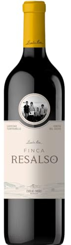 Emilio Moro - Vino Tinto Finca Resalso 2024 | Ribera del Duero | 100% Tempranillo joven | Notas de mora, arándano y grosella | Equilibrado y redondo | Fermentado en acero inoxidable | 1 Botella 75cl