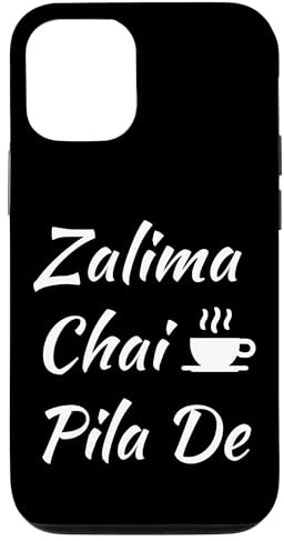 Zalima Chai Pila De Gran Viral Desi Pakistaní India Diseños Carcasa para iPhone 12/12 Pro
