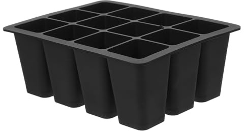 MOTHNUR Vassoio di Germinazione e Avviamento per Piante in Silicone Riutilizzabile 12 Fori, Accessorio per Giardinaggio in Serra e Vivaio, Resistente e Salvaspazio per Semina