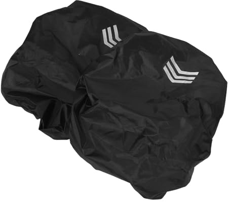 MOTHNUR 2 Piezas Protector Mochila Ligero con Patrón Reflectante para Senderismo Camping Cubierta Lluvia Mochila Resistente y Antidesgarro