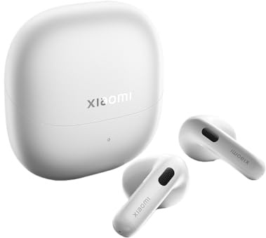 XIAOMI Buds 6, Auricolari True Wireless, Cancellazione del Rumore con 3 Microfoni, Harman AudioEFX, Circuito Magnetico Triplo, 35 Ore di Riproduzione, Tramite App, IP54, Bianco