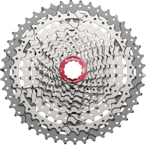 Sunrace CSMX3 Kassettenzahnkranz Silber 10-Fach