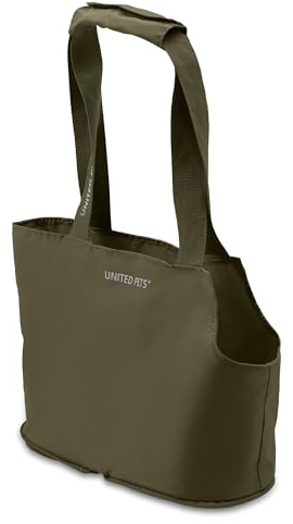 UNITED PETS Lazy Dog Borsa Trasportino per Cani Piccoli, Borsa per Piccoli Animali Domestici, di Design, Leggera, Pieghevole, Verde