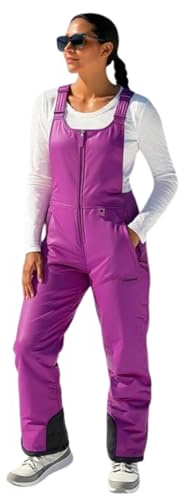 Arctix Women's Essential Insulated Bib Overalls, Amethyst, Medium Short