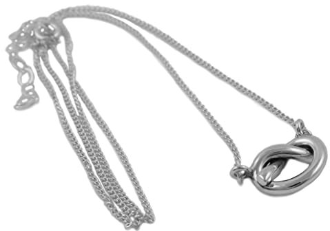 The Mexican Collection Love Knot 925 Sterling Silver Chain Necklace - Adjustable