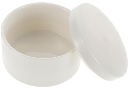 LIFKOME Caja Caja De Porcelana Blanca Joyero Anillo Recuerdo Vidrio Cerámica Azúcar Pequeños Pendientes De Mujer De Cerámica Pendientes Para Mujer s Orrosas Cuenco Accesorios De