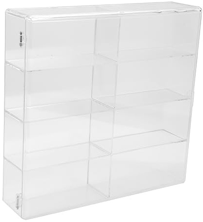 ifundom Caja De Exhibición De Acrílico Vitrina Resistente para Mostrar y Organizar Sus Maquetas De Coches