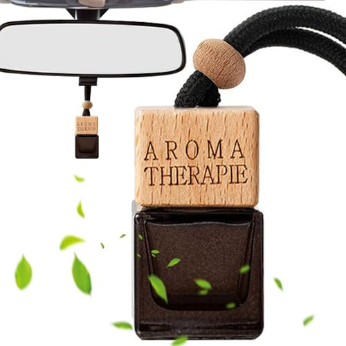 Ciondolo per profumo per auto da 8 ml - per auto | Bottiglia per diffusore con ciondolo di profumo ricaricabile | Ciondolo per profumo con diffusore per auto | Deodorante per ambienti con di