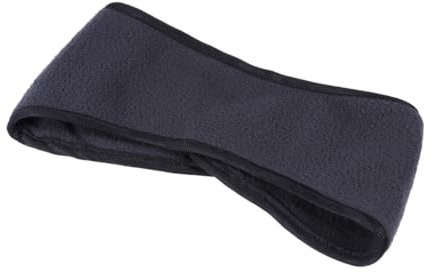 VALICLUD Earmuffs Headband Unisex Double Layer Fleece Ear Warmer Adjustable for Outdoor Use