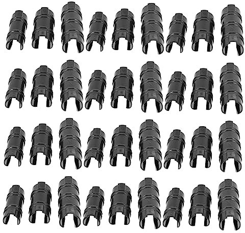 BESPORTBLE 60pezzi Clip per Aste Tubolari per Strutture Morsetti per Serra Forniture per Costruzioni Materiale di Design Convesso Adatto per Coltivazione di Piante e Realizzazione di Struttur