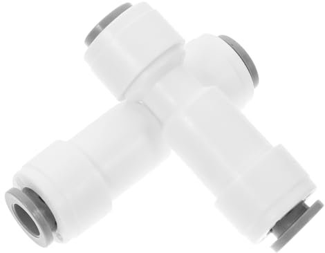 GLEAVI Clapet Anti-retour Pour Système De Filtration Deau Sous Évier 2 Pièces Connecteur Rapide Pour Raccords De Purificateur Deau