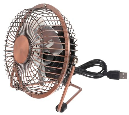DIYEAH 360Degré Ventilateur De Bureau USB Mini Ventilateur Portable Rotatif Pour Maison Et Bureau Ultra Silencieux Pour Ordinateur Et Voyage