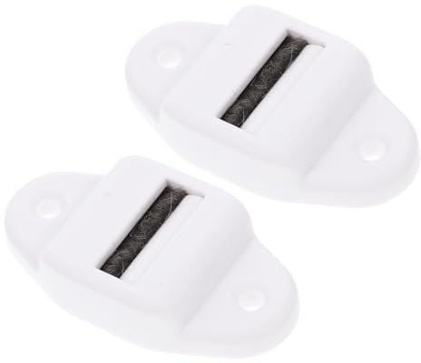 UKCOCO 2pcs Aluminum Alloy Curtain Belt Guide Rollers Guide for Roller Blinds Easy to Install Seamless Sliding Stylish Window Decor