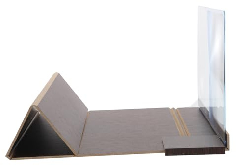 Amplificateur Écran Smartphone Pliable 12 Pouces en Bois avec Support | Café, Format Portable avec Base Incluse, Usage pour Films et Vidéos en Haute Définition