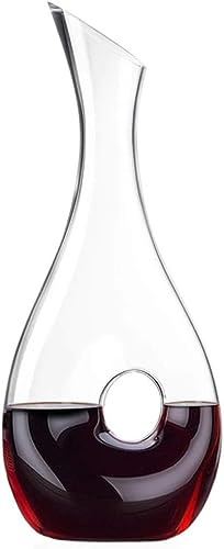 Handblåst Kristallkaraff, Blyfri Glasvinkaraff, 400/1000 Ml Snigelkaraff, Förseglad Glaspropp För Julklappar, Stapelbart Dödskallevinset