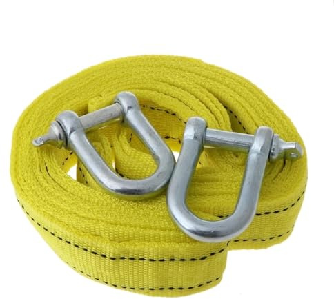 SHENJMAI Corda di Traino Gancio for Fune di Traino for Auto da 4 m e 5 tonnellate, Cinghia di Traino for impieghi gravosi
