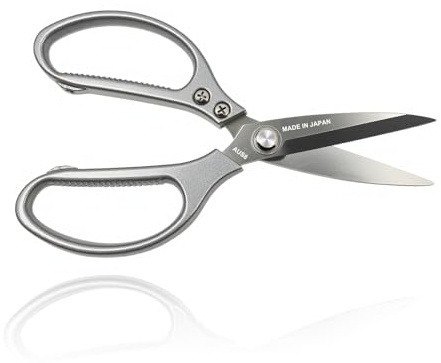 TONMA Kitchen Scissors All Purpose Made in Japan Industrial Grade Heavy Duty Kitchen Shears for Food, Multipurpose Cooking and Herb Scissors with Ergonomic Handles