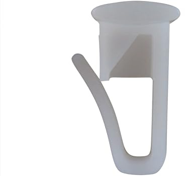 rewagi Hochwertige Gleiter Weiss mit Flachkopf 10 x 10 mm - Kunststoff Stärke: 2mm - 25, 50, 100, 200 Stück (100 Stück)