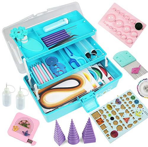 Quilling Kit - Quilling Verktyg och Tillbehör, Papperskramare, Quilling Paper