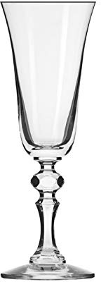 alsastyle Lot de 6 flûtes à Champagne 15 cl - cristallin sans Plomb - Collection Krista