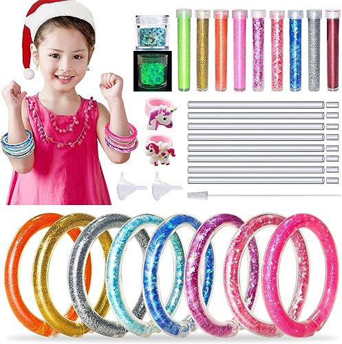 RIZTGAE Geschenke für Mädchen 6 7 8 9 10 Jahre, Basteln Mädchen 5-12 Jahre Armbänder Bastelset Kinder ab 7 8 9 10 11 Jahre Mädchen Spielzeug ab 6-10 Jahre Kinder Geburtstag Geschenk Teenager Mädchen