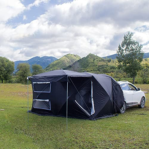Campingzelt, SUV-Zelt für mehrere Personen, Familien-Camping-Auto-Heckzelt, Auto-Markise, SUV-Heckklappenzelt mit Tragetasche, universeller Fahrzeug-Sonnenschutz für Reisen im Frei
