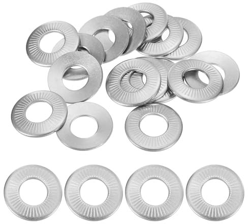 PATIKIL Rondelle a Disco a Molla Belleville Acciaio Inossidabile 304, 40pz, Guarnizione Piatta Conica Scanalata M12x27mm per Applicazioni Automobilistiche, Industriali e di Costruzione