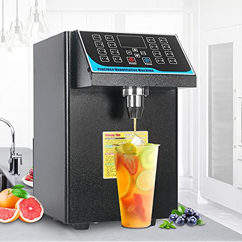 CuCummoo Machine quantitative de 7,5 l de thé à bulles - En acier inoxydable - Distributeur de sucre - Distributeur de sirop