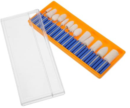 jojofuny 13pcs Wool Grinding Head Set Polishing Bits for Rotary Tool Jewelry Glass Precision Polishing Buffing Wheel