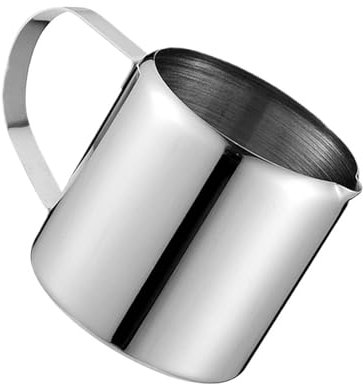 Jarra De Leche Lata humeante de Espresso de 5oz, minijarra for taza de leche, taza for espuma de leche y café, cafetera de acero inoxidable, 3 uds. Jarra Leche Barista
