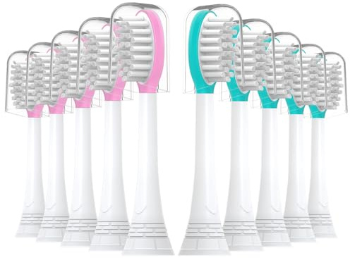 CILGEWH Kids Replacement Toothbrush Heads 10 Pack for Philips Sonicare