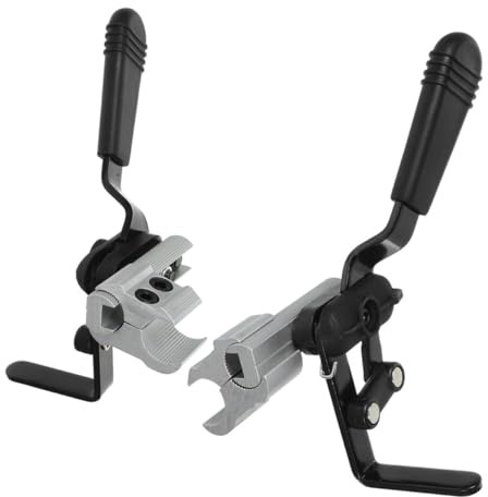 Holibanna 2 Stück Rollstuhl Handbremsen 25mm Aluminiumlegierung Handbremse Elektrorollstuhl Manuelle Rollstuhl Radfeststellbremsen Ersatzteile Für Pflege Und Medizinische Nutzung