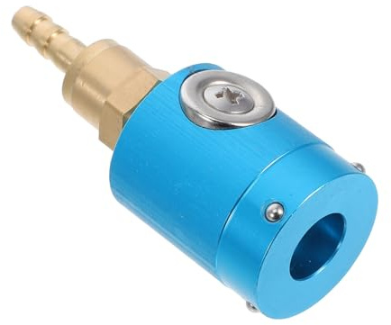 CIYODO Adaptador Rápido de de Latón para Botellas de Gas Conector Compatible con Mangueras para Estufas Portátiles y Camping Válvula de Inflado Reutilizable de Usar y Desconectar