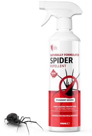 Spider Spray 500ml | Low Odour | Long-Lasting Protection for Indoor & Outdoor Use | Approved for Home Use | Effective on All Surfaces and Textiles | Easy to Apply Formula