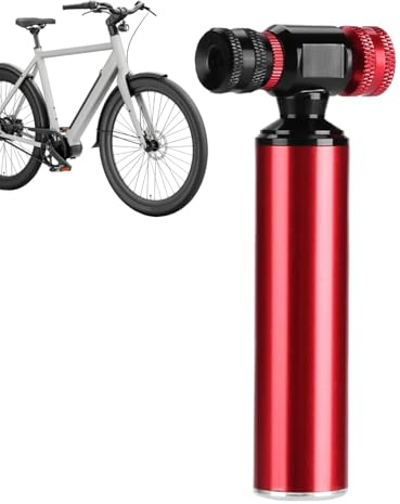 Riaisttd CO2 Fahrrad Reifen Aufpumpgerät | Fahrradluftpumpe,Fahrradzubehör Für Rennrad Reisen Outdoor Rennen Mountainbike Abenteuer Motorrad Sport