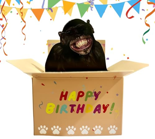 Tarjeta De Cumpleaños 3D Divertida | Tarjeta Pop-Up De Cumpleaños Para Familia Y Amigos | Saludo Para Niño Niña Hijo Papá Mamá Esposo Esposa Hermana Amigo Adultos | Divertida
