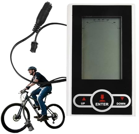 Analoger Fahrradtacho – Fitness-Tracker mit LCD-Display, digitaler Fahrrad-Leistungsmonitor | Genaue Geschwindigkeits-, Kalorien- und Distanzmessung für Indoor-Fitnessstudio-Workout, Fahrradtraining