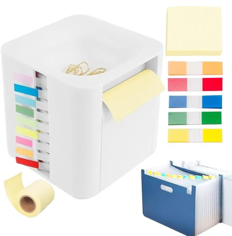 Klebezettelspender Für Klassenzimmer, Rollenhalter Für Klebezettel, Organizer Bürozubehör Mit Clips Für Klassenzimmer Schule Schrank Zuhause Schreibtisch